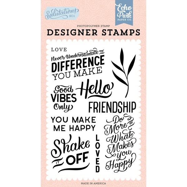 Echo Park Paper Company You Make Me Happy Set stamp