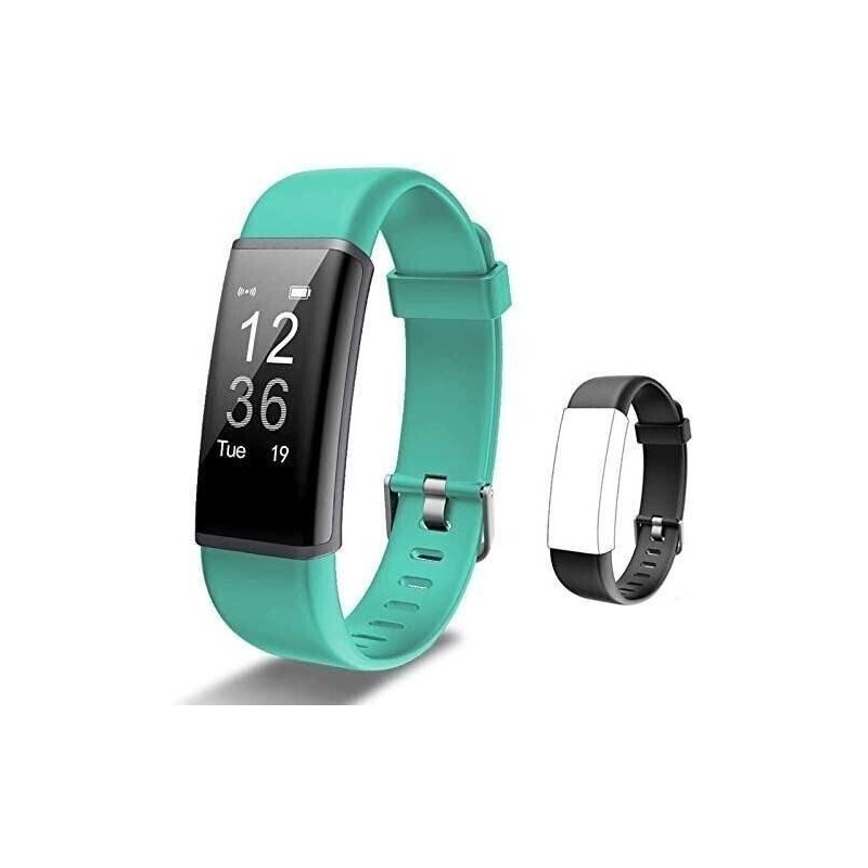 Lintelek Fitness Tracker HR Heart Rate Sleep Monitor Step Counter