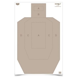 Birchwood Casey Eze-Scorer IPSC Practice Target (Per 5), 23 x 35-Inch