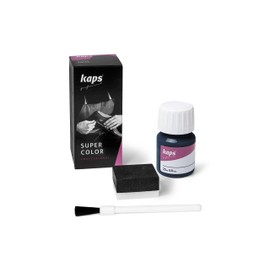 Kaps Super Color, Leather Dye for Natural Leather, Faux Leather and Fabric, Leather Dye 25 ml (117 - Navy blue)