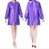 TOPTIE Satin Long Sleeve Smock Haircut Cape Jacket for Hair
