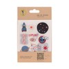 LÄSSIG Textile Sticker Single Application Sticker Rub On, Space, Daypack