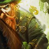 St Patricks Day Flag with Leprechaun - St Patrick's Day