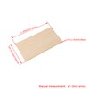 BQLZR 200x100x1.5mm Rectangle Unfinished Craft DIY Basswood Wooden Sheets for