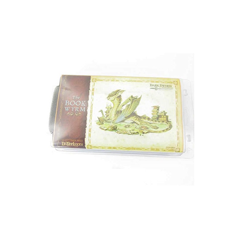 Book Wyrm Dragon Diorama Set Miniature Diterlizzi Masterworks Dark Sword
