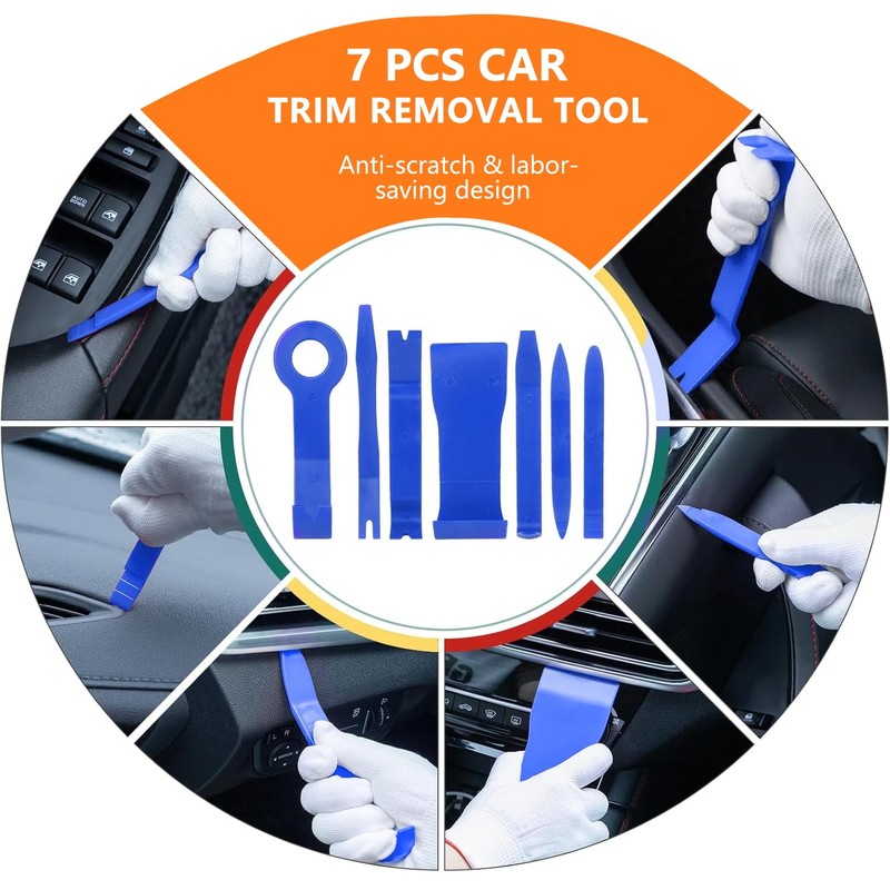 BESTGLOAL 135pcs Dent Puller Kit, Paintless Dent Removal Kit for