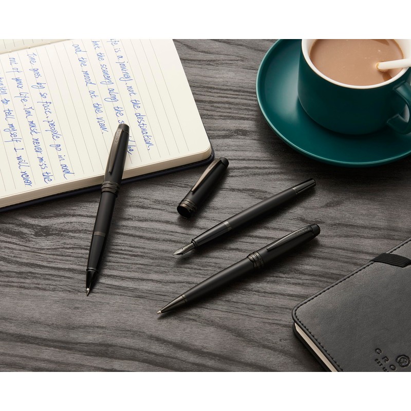 Cross AT0457-6MS Bailey Ballpoint Pen and Fountain Pen Gift Set