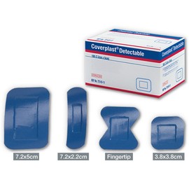 BSN Medical Premium Sterile Blue Detectable Catering Plasters - 50 x 44mm - Pack 50