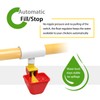 Vandancoop Chicken Water Cup for PVC with Tee, Automatic Float