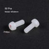 uxcell M3x8mm Threaded Nylon Phillips Cross Pan Head Machine Screws