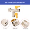 RV 3 Way By Pass Valve 1/2in NPT RV Water