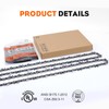 Hipa（2 pack）E70 20 Inch Chainsaw Chain For Echo CS-590 CS-600