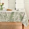 Horaldaily Spring Tablecloth 60×104 Inch Rectangular, Plants Wild Fern Beige
