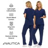 Nautica Scrubs for Women Set, 9 Pocket Breathable Scrub Sets