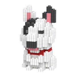 NOOLY Dog Series Building Blocks, Mini Building Blocks Set for Adults and Boys Girls CLJM-01 (Bull Terrier)