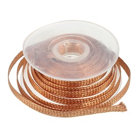 sourcing map Solder Wick Braid No-Clean Desoldering Wick Braid 0.14 Inch Width 9.84 Feet Length for Remove The Solder Electrical Components 1 Pack