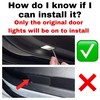 YAETCHiEA Car Door Puddle Light Logo Projector Never Fade Ultra-Bright