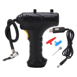 Cordless Tire Inflator Digital Display Automatic Stop 120W Pump for Bike Vehicle