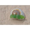 Kelly Green Sea Glass Hair Comb