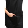 Mirabella Health & Beauty Unisex Hygea Tabard Apron Black L