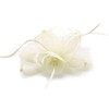 Finecy In New Women Feather Flower Headband Fascinator Clip Races