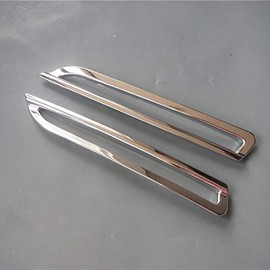 Ziwen New Chrome Rear Reflector Bezel Fog Light Cover Trim for Lincoln MKZ 2014-2020