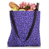 Moody-Blue Leopard Prints Cheetah Pattern Women Girls Cute Tote Bag