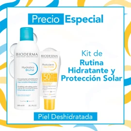 🌞💧 Bioderma Kit Protección Solar Photoderm FPS 50 + Hydrabio Bruma Refrescante 🌿✨