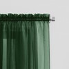 Green Sheer Curtains 72 inches Long Living Room Curtain Sheers