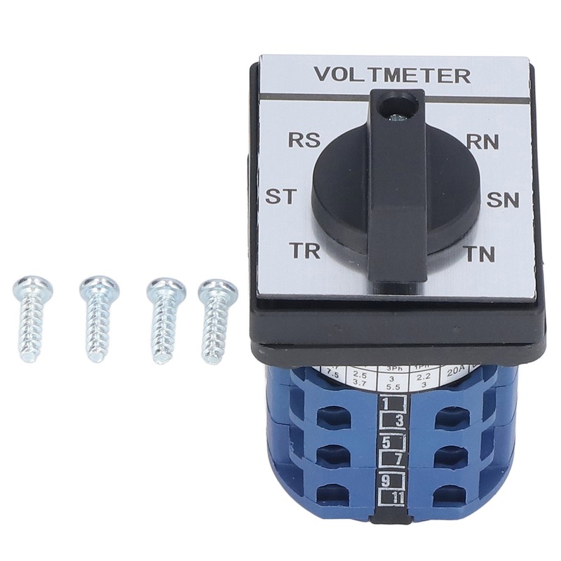 BERM Changeover Switch Rotary Knob Voltage Control 7 Position 3