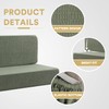H.VERSAILTEX 100% Waterproof RV Dinette Cushion Covers Booth Set Elastic
