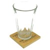 I Can't Say I Love You Enough Solid Oak Coaster,