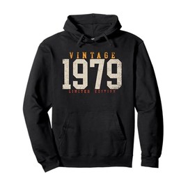 47 Years Old Born in 1979 Vintage 47th Birthday Men Women Pullover Hoodie