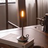Cordless Table Lamp Innovative Candle Shape 3 Levels Brightness Dimmable