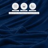 Utopia Bedding Navy Fleece Blanket [Double - 150 x 200