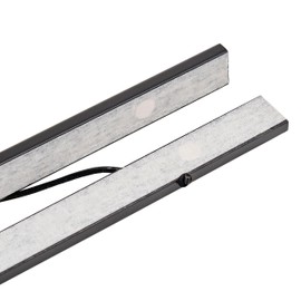 SPRINTIS Magnetic Poster Rail Made of Wood, Black, Poster Rail with Magnets, Poster Clamp Rail for Hanging, Wooden Poster Rail (300 mm)