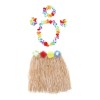 Set Falda Pulseras Collar Diadema Hawaiano Disfraz Fiesta