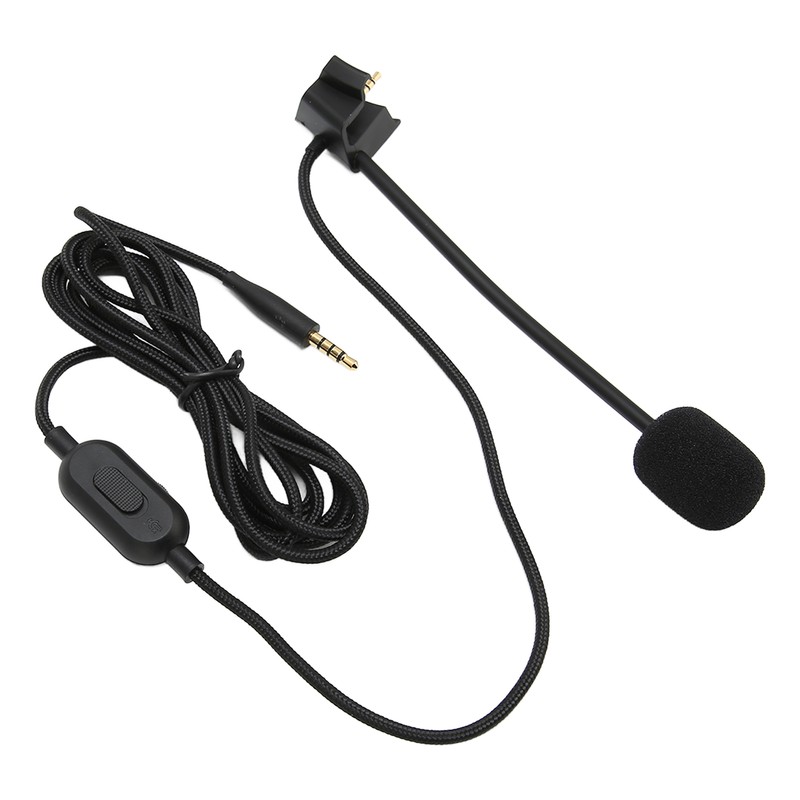 Cantilever Microphone Cable Earphone Audio Cable with Volume Control Mute