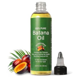 Aceite de Batana：Batana Oil for Hair Growth-Aceite De Batana Para El Cabello-Pure and Natural Batana Oil Deeply Nourishing Scalp for Thicker & Stronger Hair 4.23 FL OZ