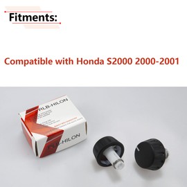 RLB-HILON 2PCS Dash Cluster Switch Heater Control Knob Compatible with Honda S2000 2000 2001 Year, 79601S2A003 79601-S2A-003