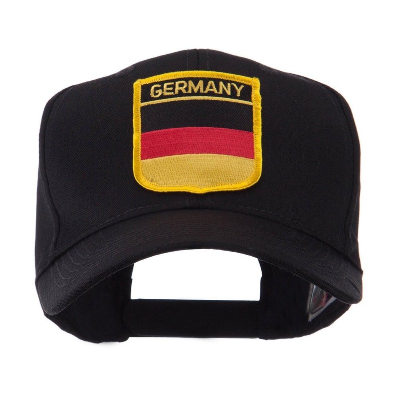 e4Hats.com Europe Flag Shield Patch Cap - Germany OSFM
