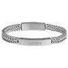 Akzent Curb Bracelet with Stainless Steel ID Plate, Stainless Steel