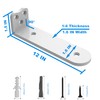 Eurydice Heavy Duty Floating Shelf Brackets, 1/4 inch Thick L