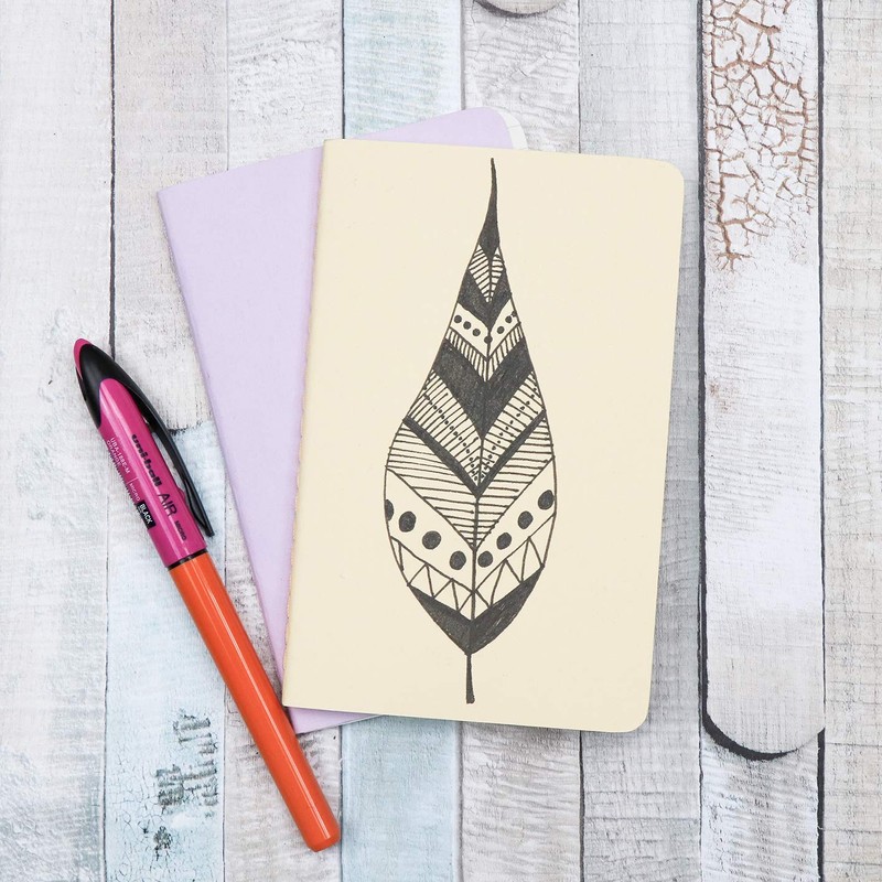 uni-ball 153544496 Air Micro Point Orange/Pink Barrel Pen - Black