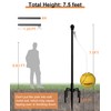 Garbuildman Tetherball Set with Rope for Outdoor Backyard, Adjustable Tether
