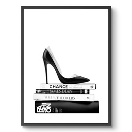 Scandinavian A4 Black and White Monotone Art Poster Fashion Cool Stylish Interior Poster No Poster Frame