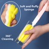 INVODA Bottle Brush 4Pack Long Handle Cup Cleaner Brush Whit