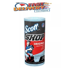 Scott Original Blue Shop Paper Towel Roll, (55 sheets per Roll)