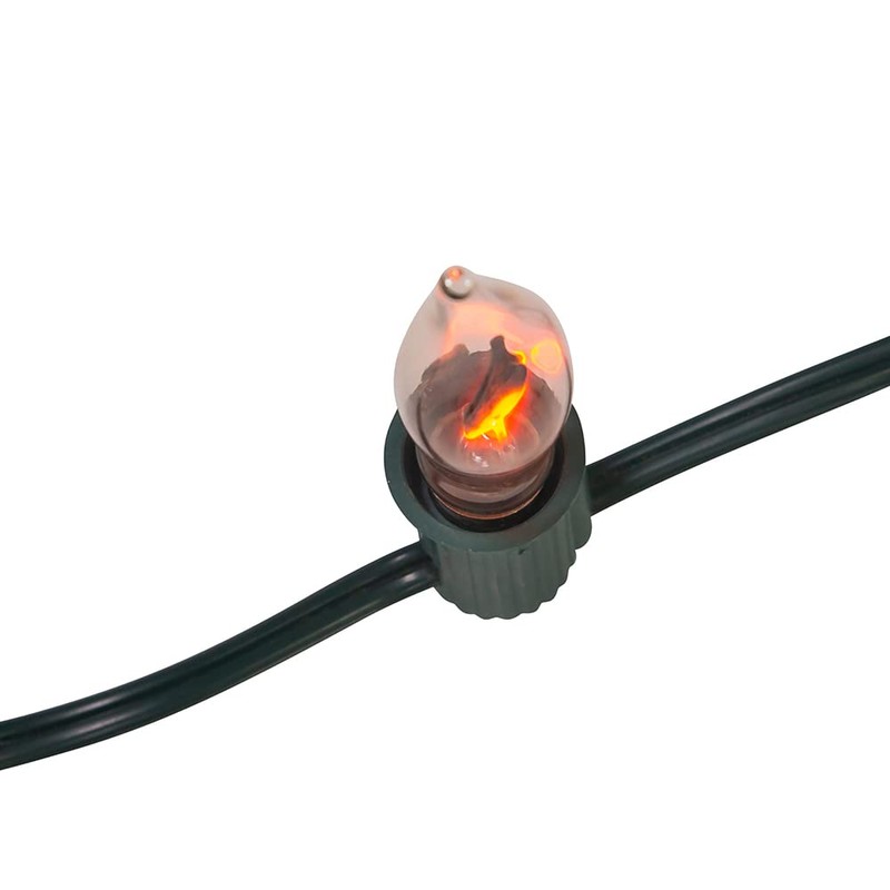 Kurt Adler UL 10-Light Flicker Flame Longer Light Set
