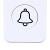 Wireless Doorbell White Self Power 20 to 80dB Adjustable Volume
